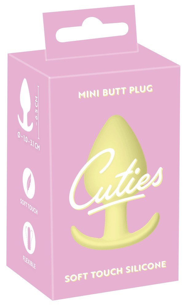 Cuties – Mini Butt Plug – Gul