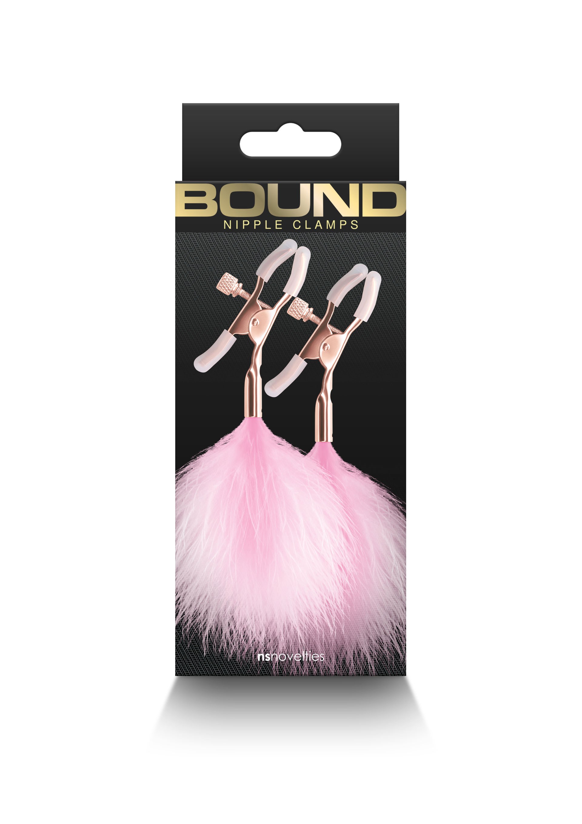 BOUND NIPPLE CLAMPS - PINK