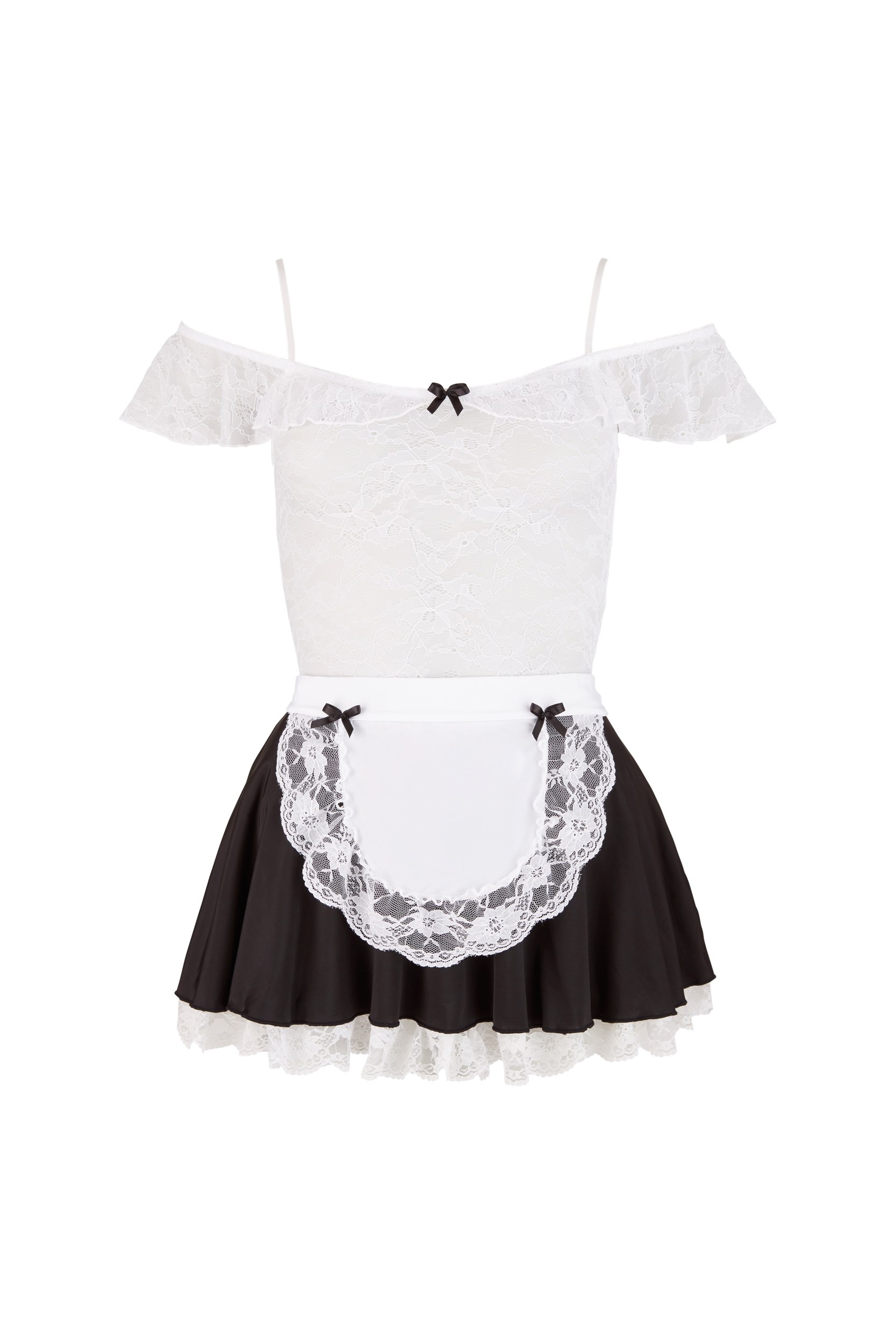 Maid's Dress With Lace Top