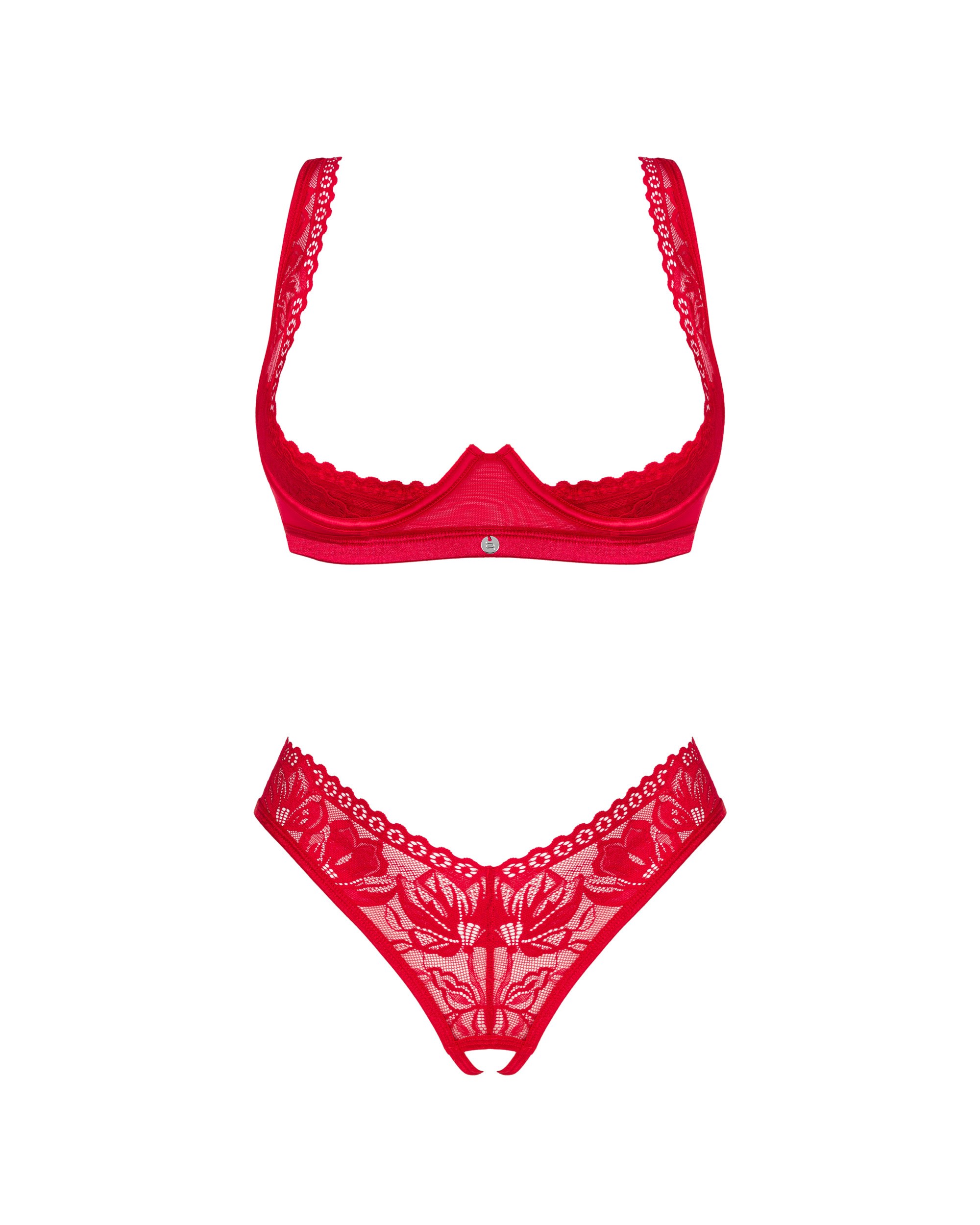 Lacelove Cupless 2-pcs Set Red