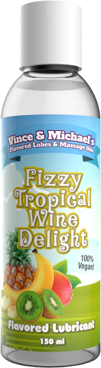 Fizzy Tropical Wine Delight - Smaksatt Glidmedel