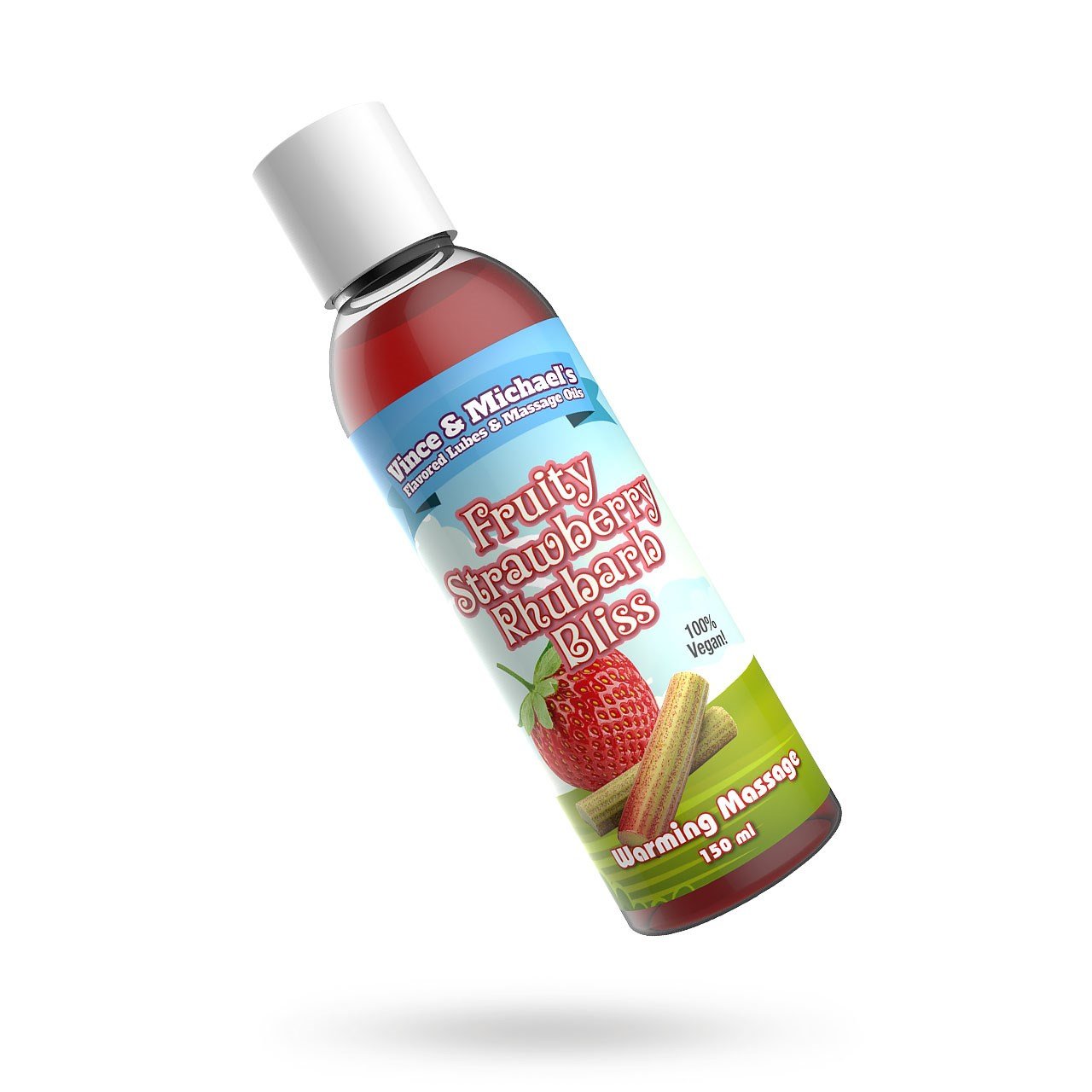 Fruity Strawberry Rhubarb Bliss - Smaksatt Massageolja