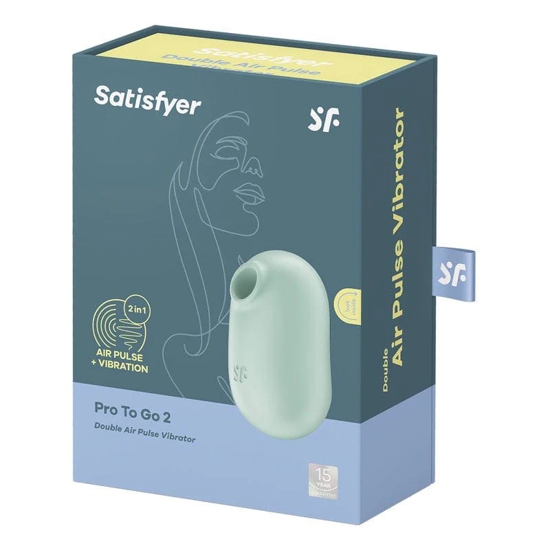 Satisfyer Pro To Go 2 Lufttrycksvibrator - Mint