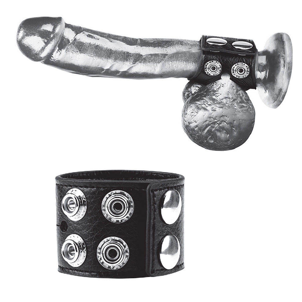 1.5" Cock Ring W/ Ball Strap