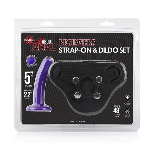 Beginner Strap-On & Dildo Set