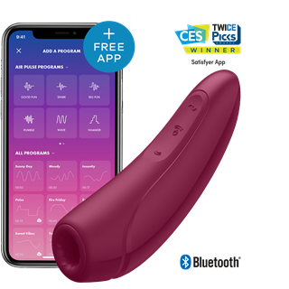 Curvy 1+ Lufttrycksvibrator Med App