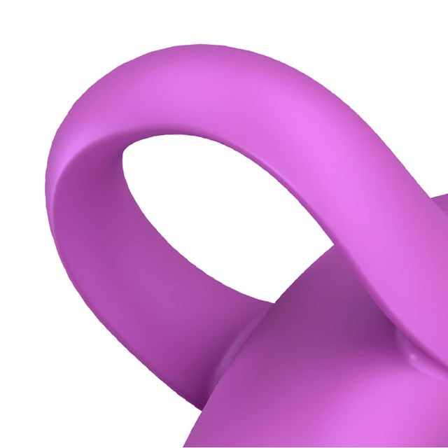 SATISFYER Bold Lover Finger Vibrator - Mörkrosa