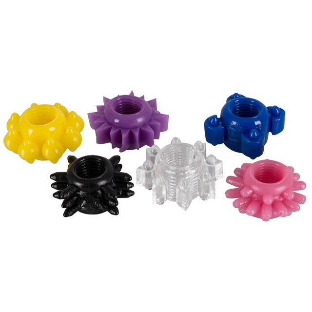 Magic Cock Rings Set - 6-pcs