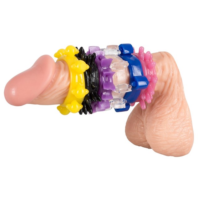 Magic Cock Rings Set - 6-pcs