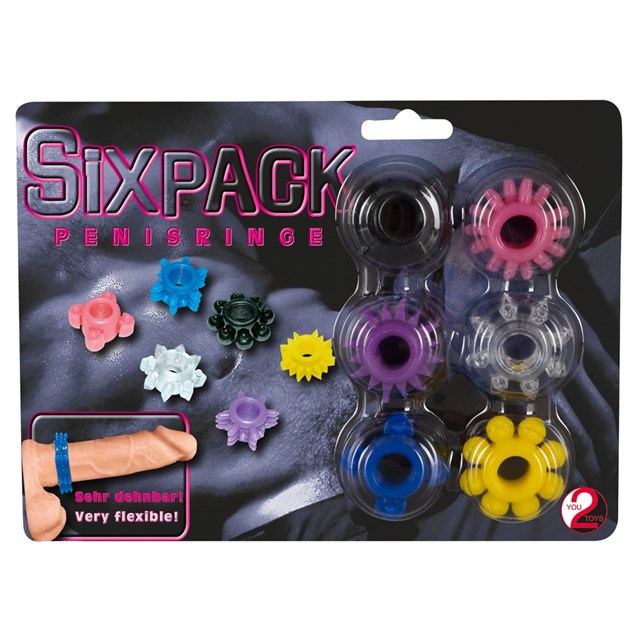 Magic Cock Rings Set - 6-pcs