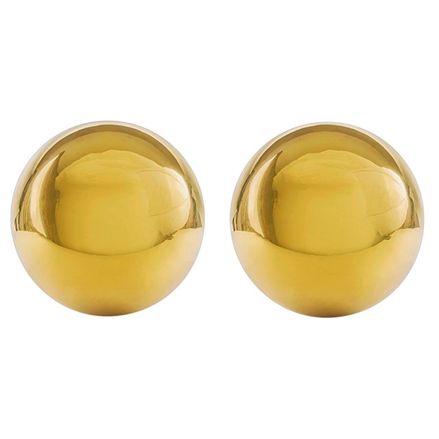 Ben-Wa Knipkulor Guld - 18mm