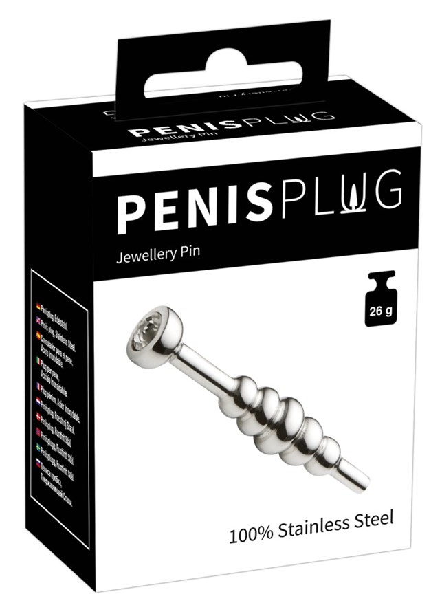 Jewellery Pin - Stainless Steel Penis Plug 26G