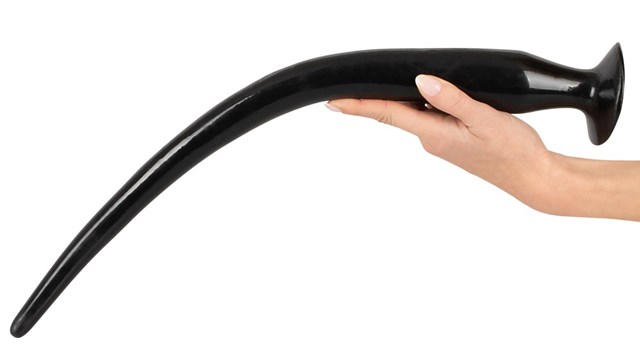 Super Long Flexible Butt Plug Set - Svart