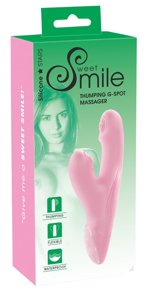 Thumping G-Spot Vibrator - Pink