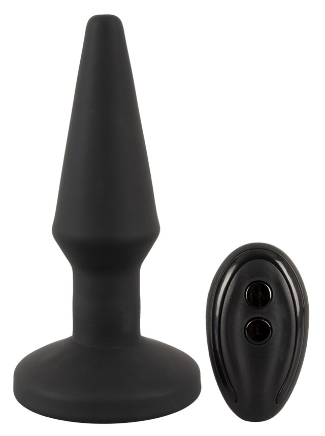 Vibrating Inflatable Plug with Remote Controller