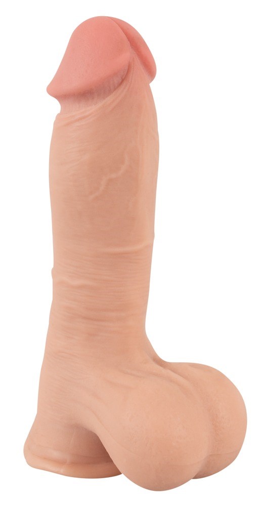 Dildo med rörlig hud 19.9 cm