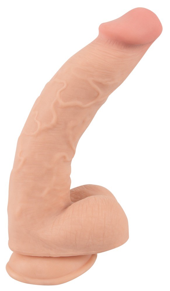 Dildo med rörlig hud 24.7 cm