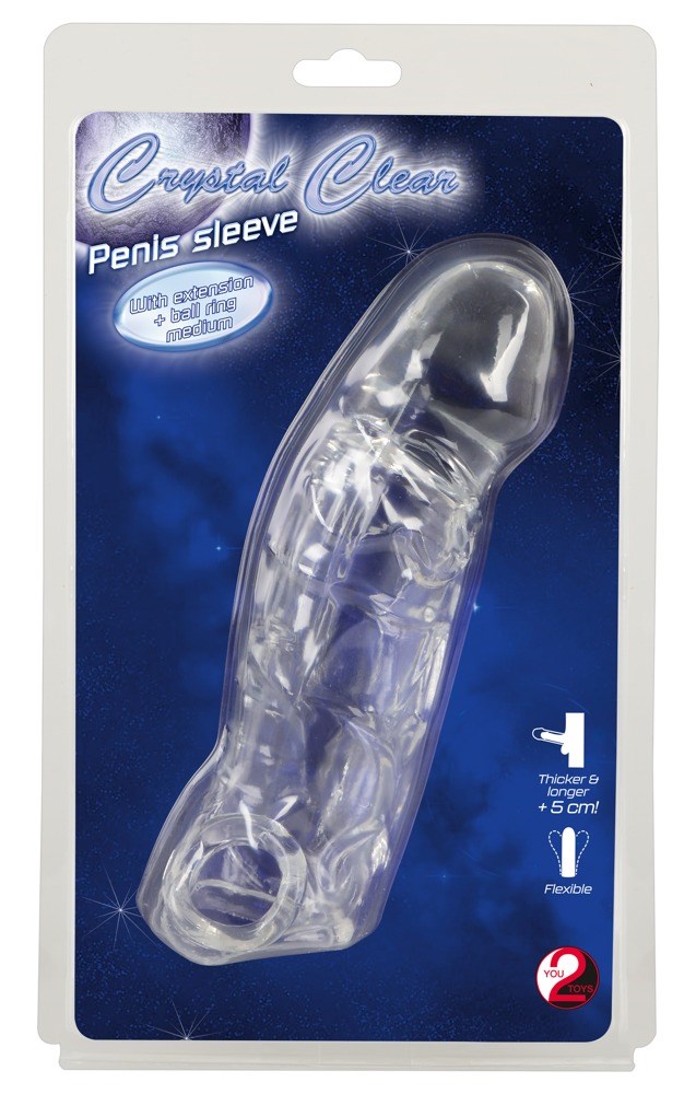 Penis Sleeve with extension and ball ring