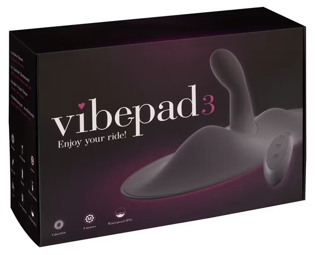 VIBEPAD 3 - VIBRERANDE KUDDE MED TRÅDLÖS FJÄRRKONTROLL