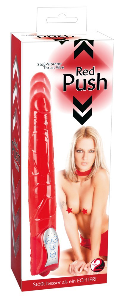 Red Push Vibrator