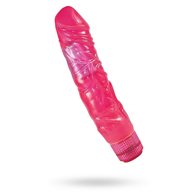 Stor Rosa Realistisk Dildovibrator