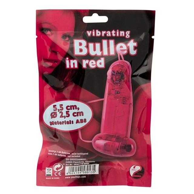 Vibrating Bullet in Red