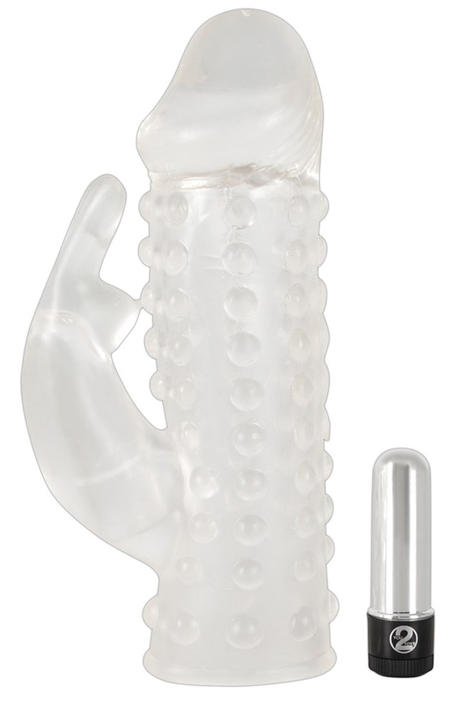 Penis Sleeve with Clitoris Stimulator