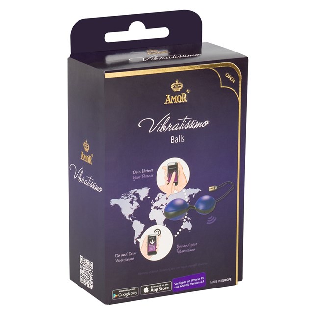 Amour Vibro-Love Balls Purple