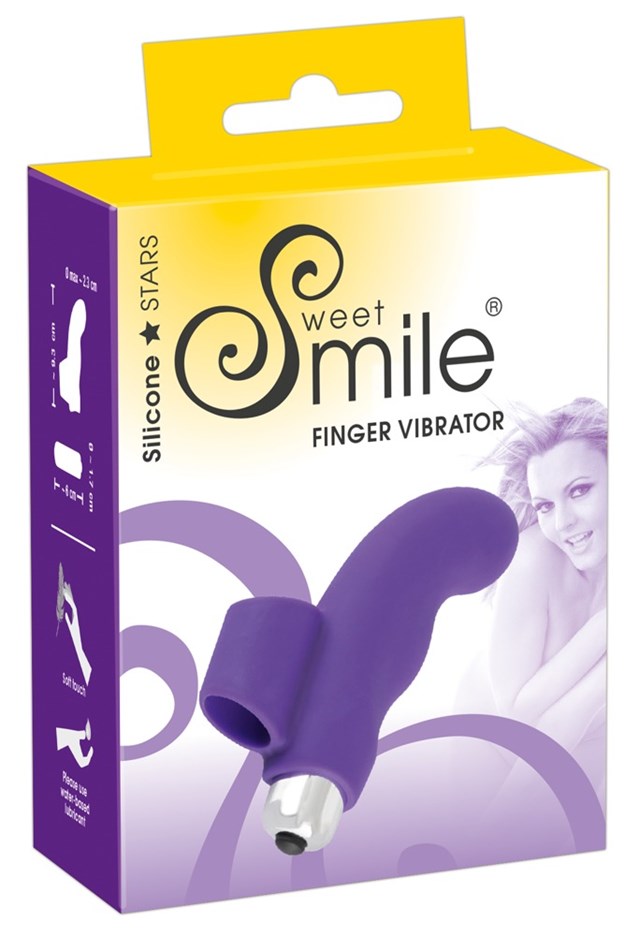 Lila Fingervibrator