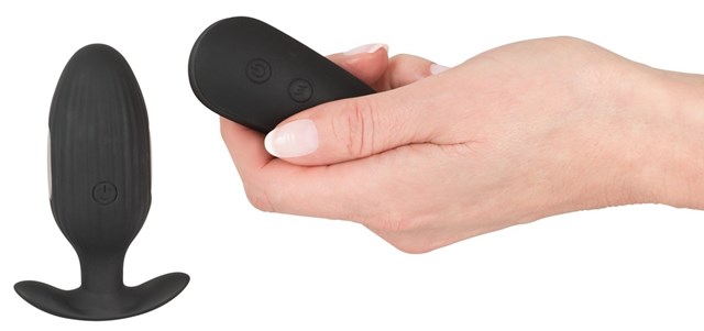 Vibrerande E-stim analplugg
