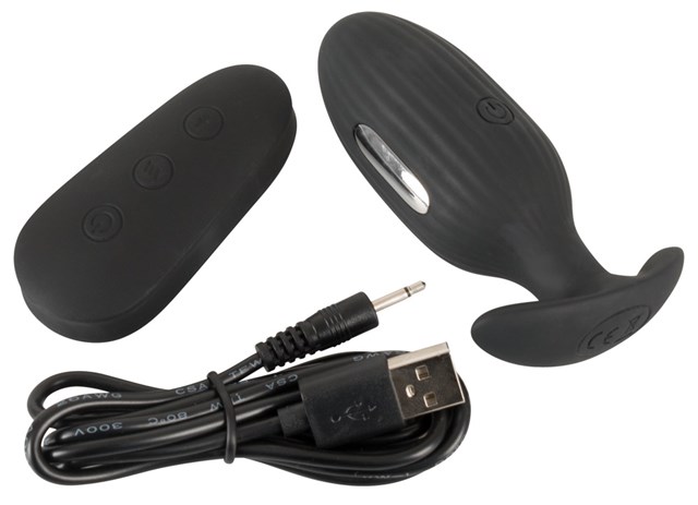 Vibrerande E-stim analplugg