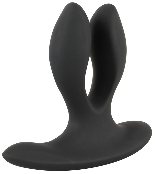 Vibrating Expander Butt Plug - Black