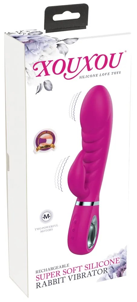Supermjuk rabbitvibrator - Lila