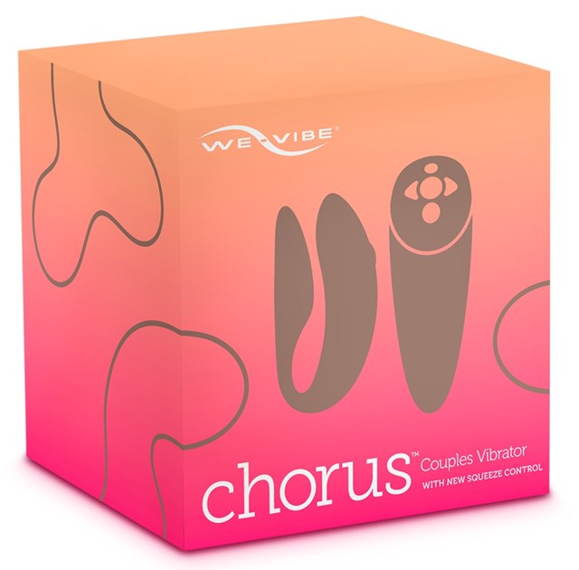 Chorus Pink - Parvibrator med tryckänslig fjärrkontroll