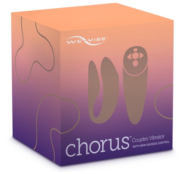 Chorus Purple - Parvibrator med tryckänslig fjärrkontroll