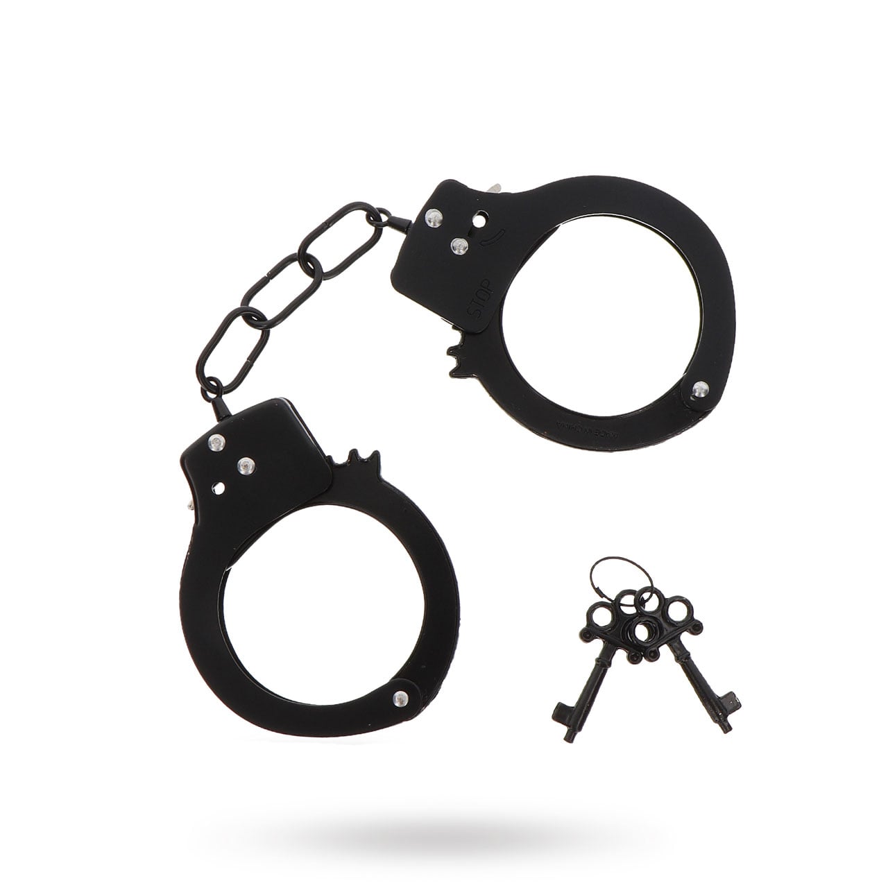 METAL HANDCUFFS - SVARTA