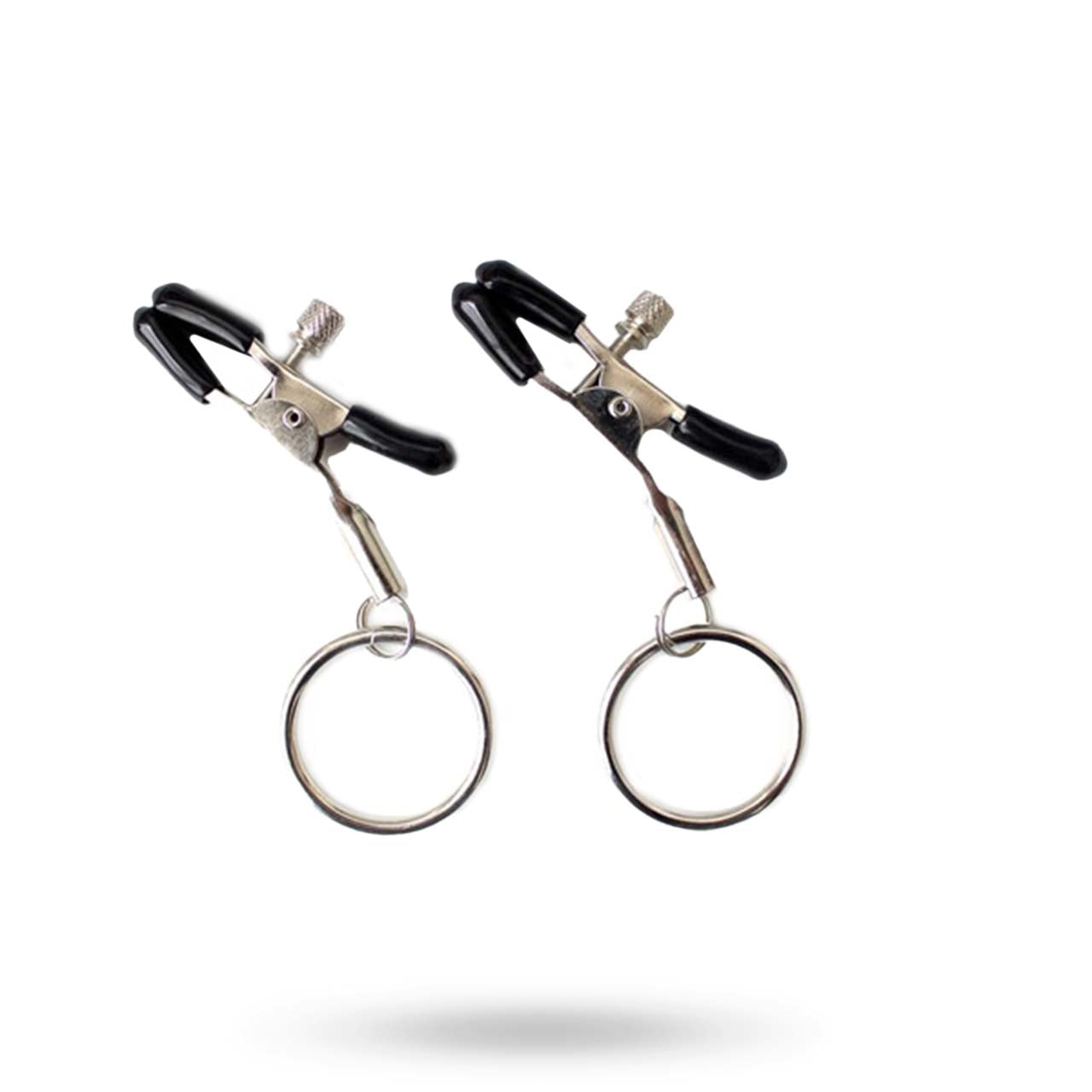 Fetish Addict Nipple Clamp med ring