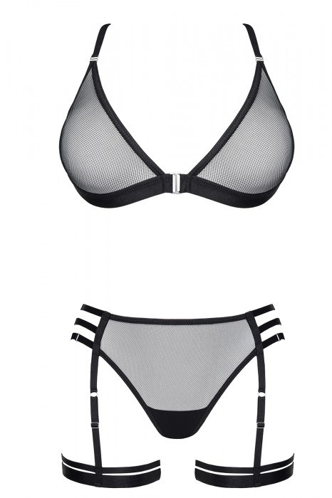 ADORA - Genomskinligt Svart Set