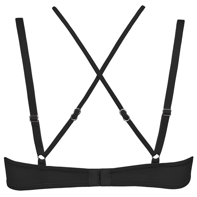 Triangle Balcony Bra - Black