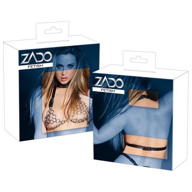 Leather and Metal Bra