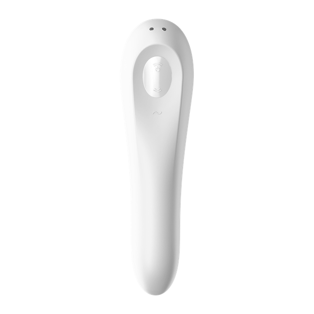 Dual Pleasure Air Pulse Vibrator - White