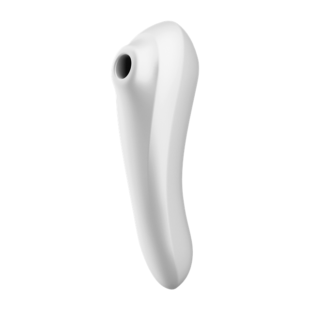 Dual Pleasure Air Pulse Vibrator - White