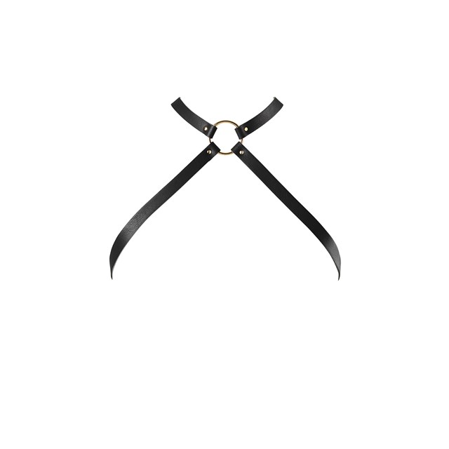 Maze Cross Chest Harness - Black