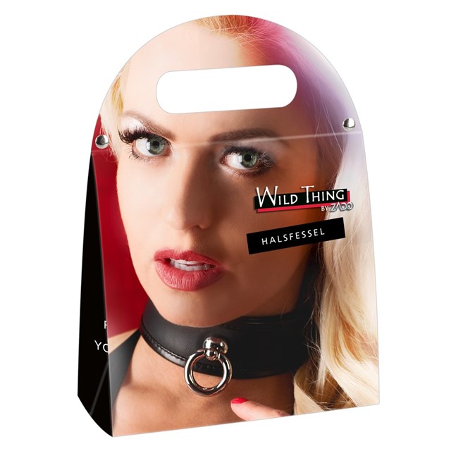 Wild Thing Leather Neckcuff Black S-L