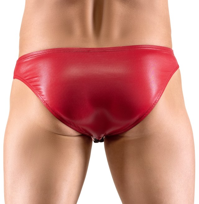 Svenjoyment Briefs - Kalsonger med snörning - Röd