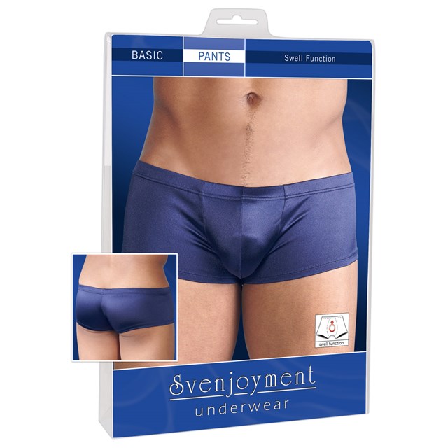 Satin Blue Swell Pants