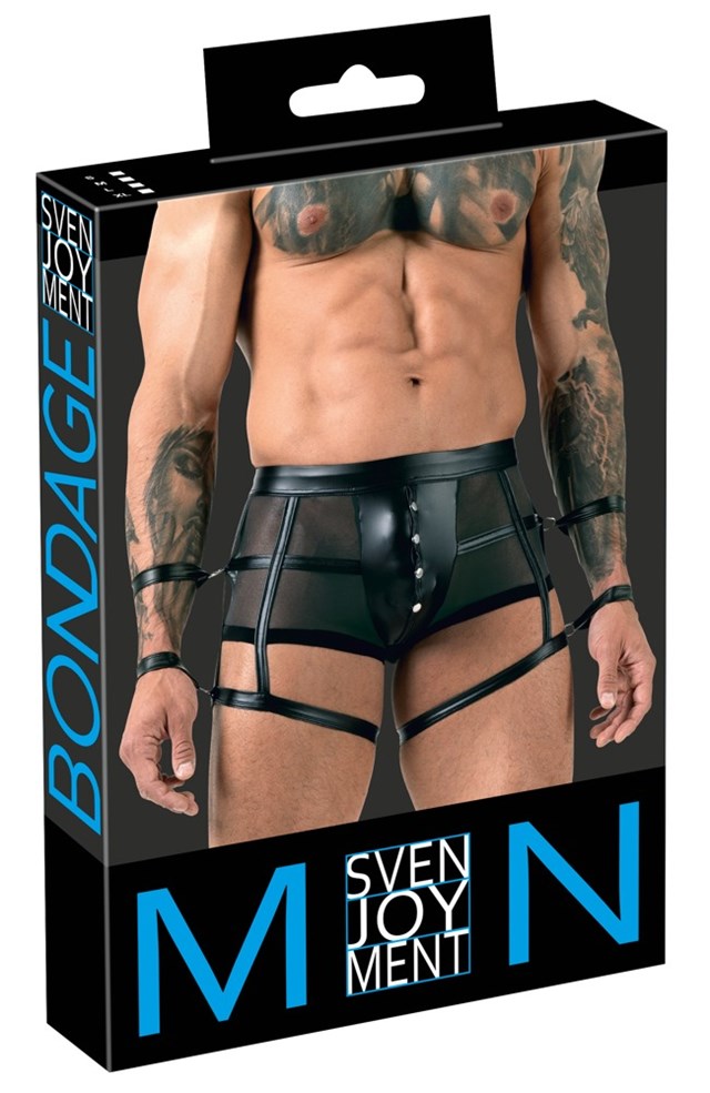 Men's Bondage Pants - Black