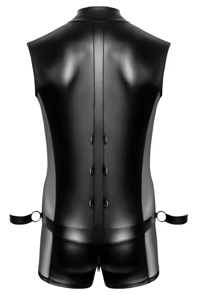 Ärmlös overall med handbojor