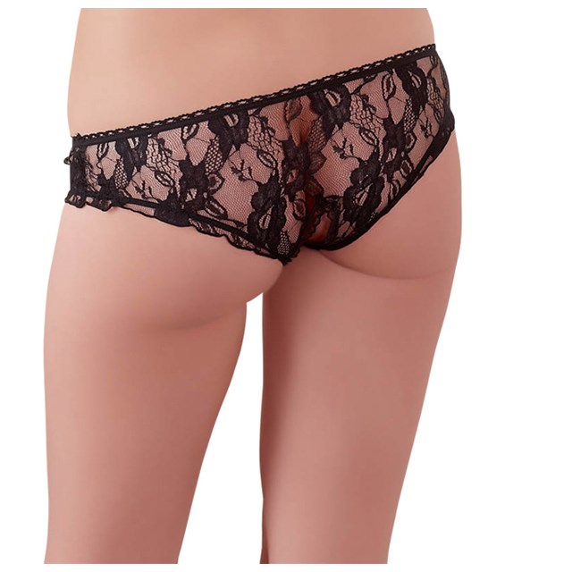 Crotchless Panties Black