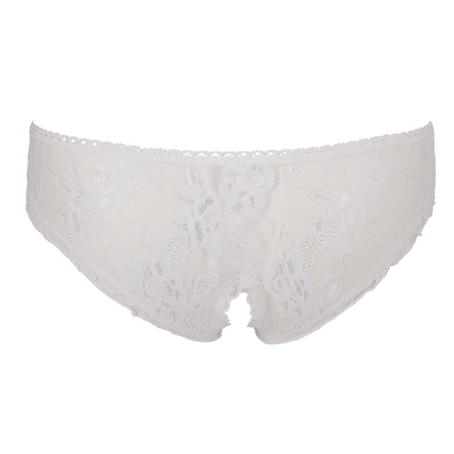 Crotchless Panties White